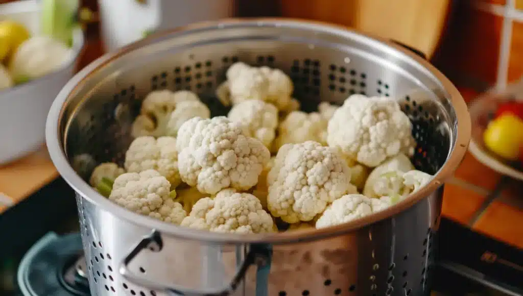 Ingrédients nécessaires pour la cuisson du chou-fleur à la cocotte minute