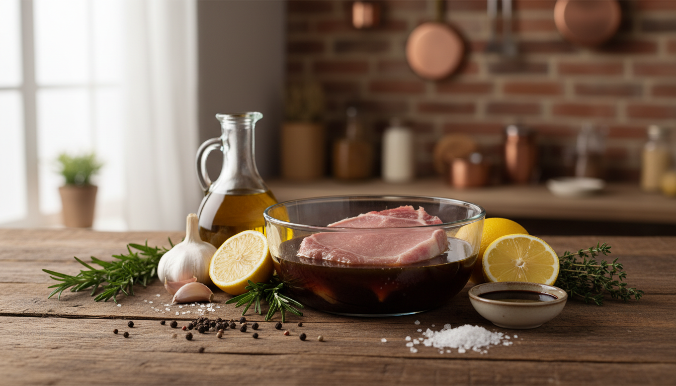 découvrez nos astuces pour réussir une marinade parfaite qui rendra votre côte de porc moelleuse et savoureuse à chaque cuisson.