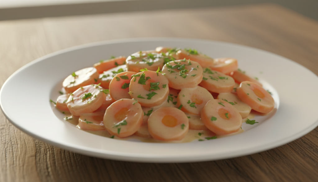 découvrez notre recette facile de carottes vichy à la crème, un accompagnement savoureux et rapide à préparer qui ravira vos papilles.